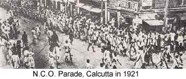 NCO Parade, Calcutta